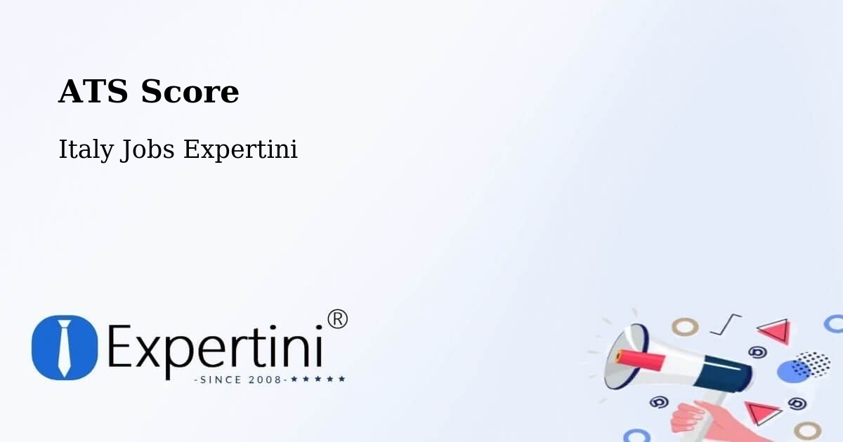 Resume ATS Score & Job Description Match Tool – Alì Terme - Italy Jobs Expertini